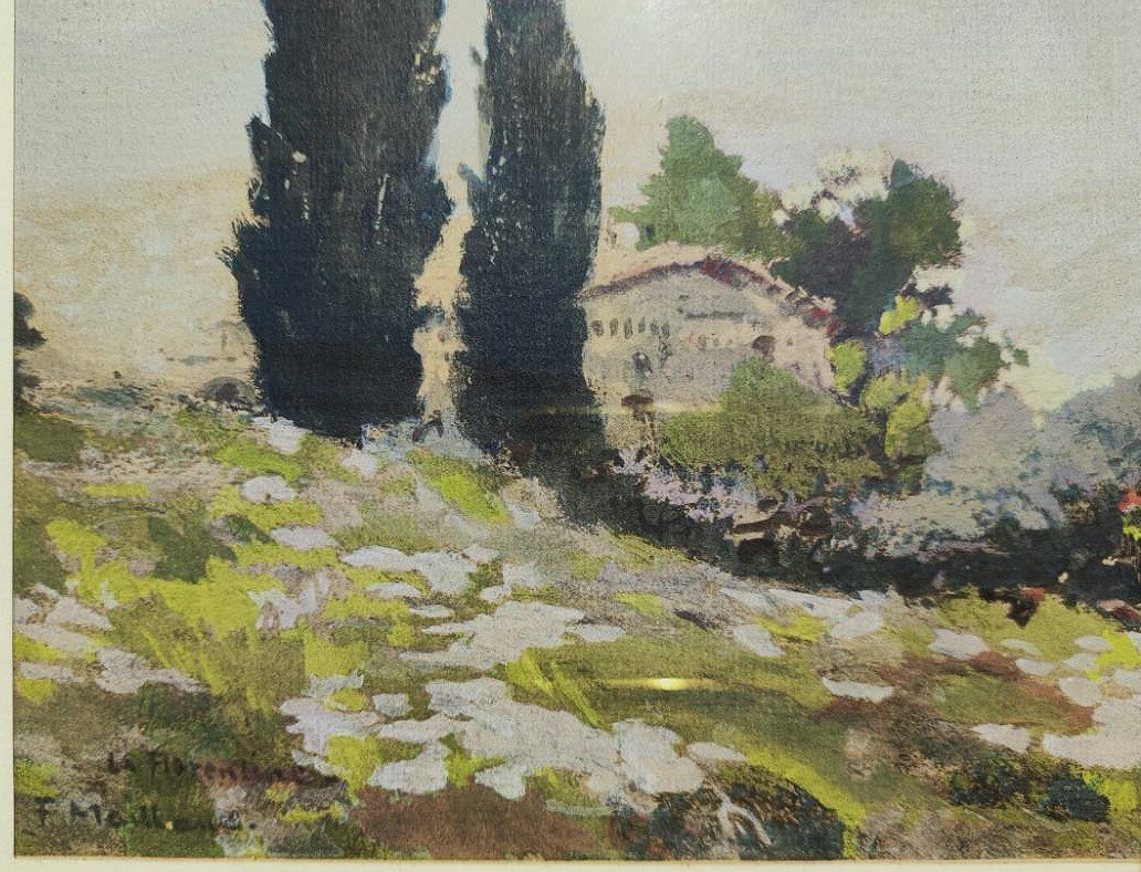 Fernand Maillaud (1863-1948) Berger à la Florentine Var. Ecole de Crozant Berry Creuse Rollinat-photo-3