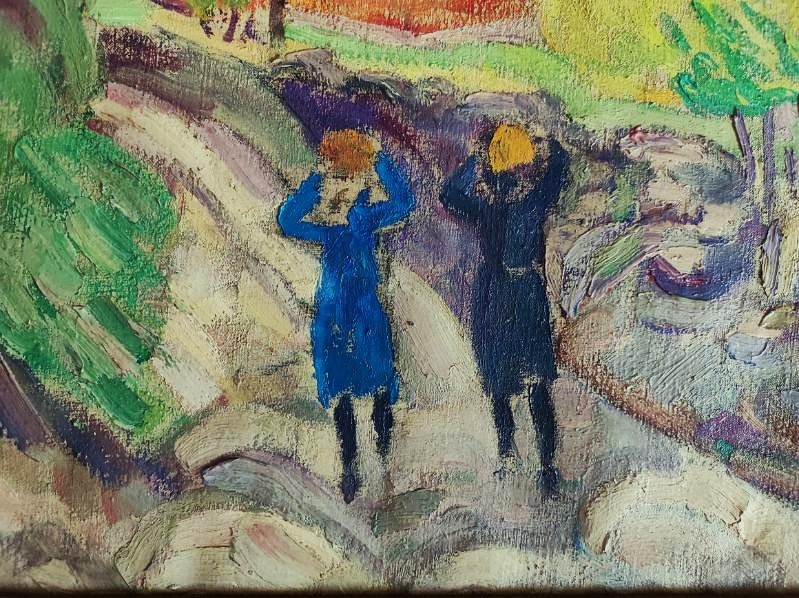 Léon Detroy (1859-1955) Automne à Collioure 1917/1920. Ecole de Crozant, Guillaumin Valtat Agay-photo-5