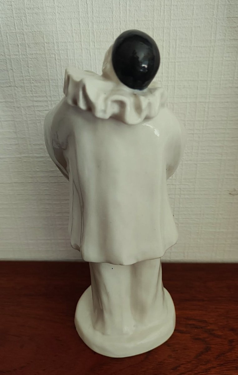 Edouard Marcel Sandoz (1881–1971), Pierrot Carrying A Bouquet, Porcelaine De Paris. Limoges, Haviland-photo-4