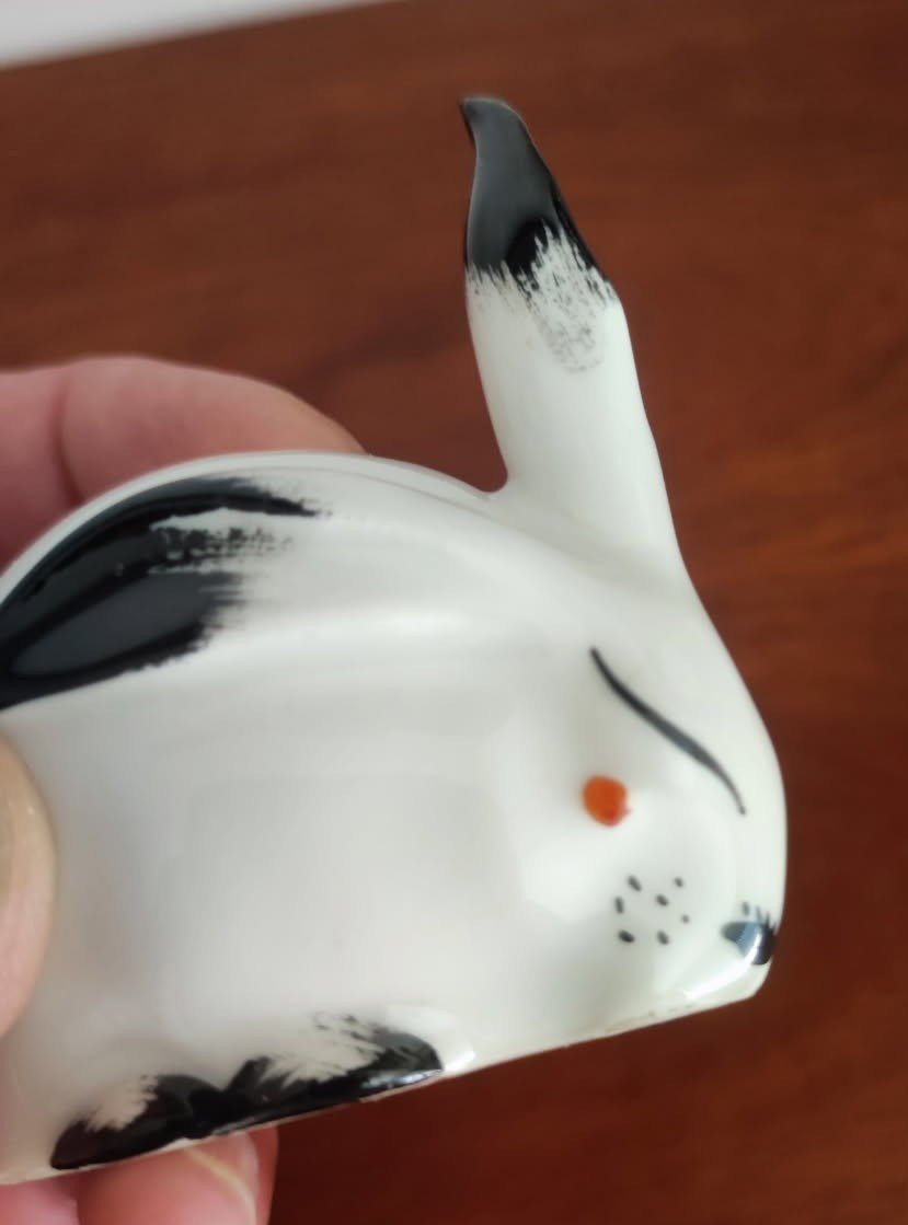 Edouard Marcel Sandoz (1881-1971) Lapin salière Limoges, Théodore Haviland. Tharaud, Robj...-photo-2