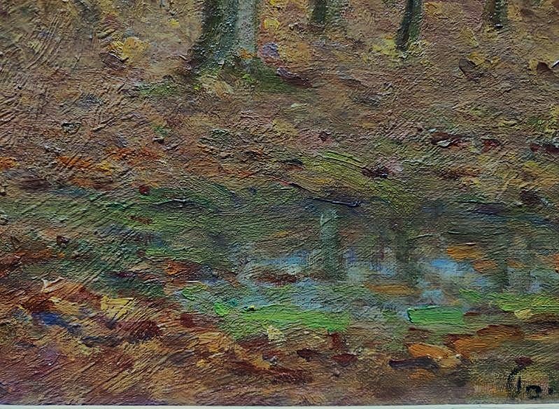 Paul Rue (1866–1954). *deer In The Underbrush*  School Of Crozant, Châteauroux, Maillaud, Creuse-photo-6