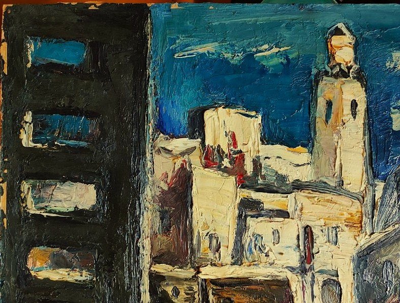 Anders Osterlind (1887-1960) Sidi Bou Saïd Tunisie 1950. Ecole de Crozant, Creuse, Orientalisme-photo-3