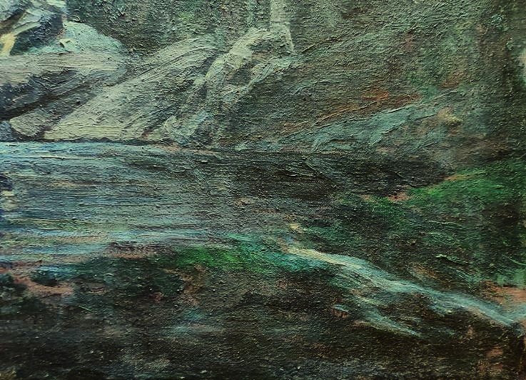 Jean Teilliet (1870-1931) Paysage limousin, site Corot. Saint-Junien, Limoges, Crozant, Glane..-photo-1