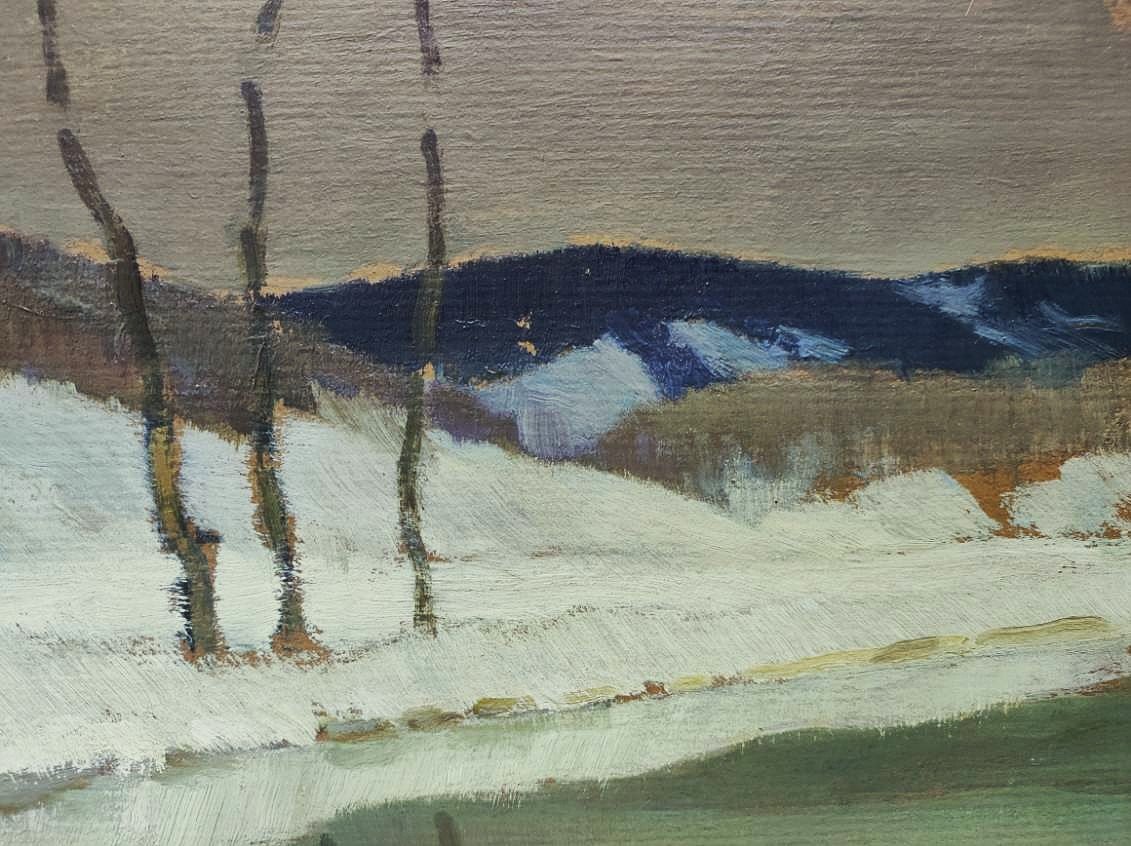 Marcel Belle (1871-1948) Neige canal de Bourgogne. Albert Marquet, Ecole de Crozant, Bernheim..-photo-6