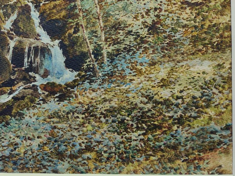 Julien Garnier (1859–?) Stream In The Woods ~1900 Creuse, Sarthe. Crozant School, Jeannot-photo-4