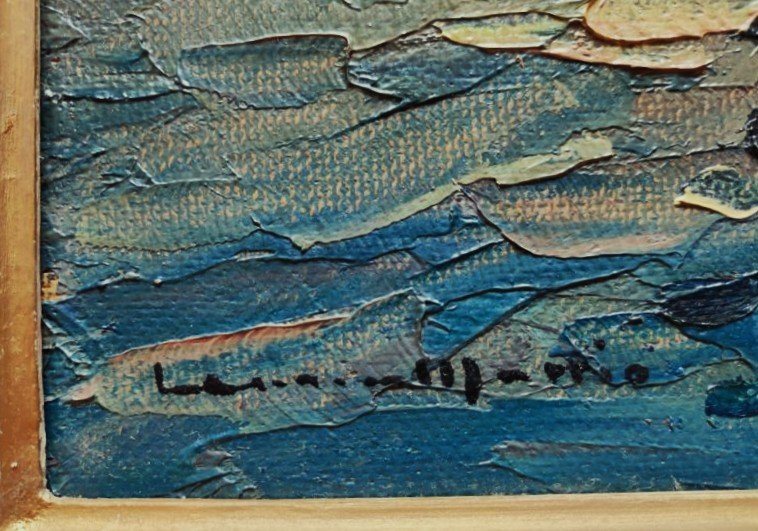 Laurent Mattio (1892-1965) Côte rocheuse dans le Var. Ecole Provençale, Toulon, Pastour, Vidal.-photo-7