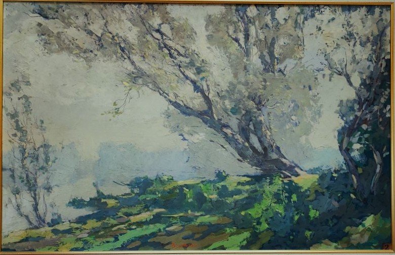 Eugène Brouillard (1870–1950) *mist On The River*. Lyon School, Fauvist, Musée d'Orsay, Carrand-photo-2