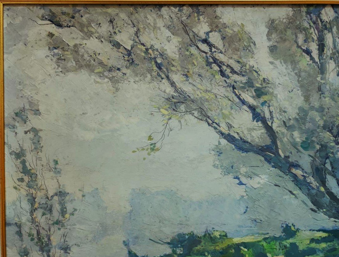 Eugène Brouillard (1870–1950) *mist On The River*. Lyon School, Fauvist, Musée d'Orsay, Carrand-photo-3