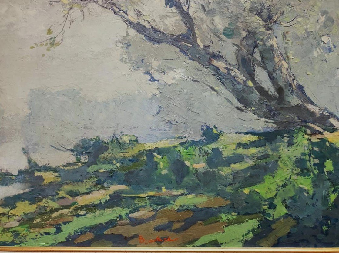 Eugène Brouillard (1870–1950) *mist On The River*. Lyon School, Fauvist, Musée d'Orsay, Carrand-photo-3