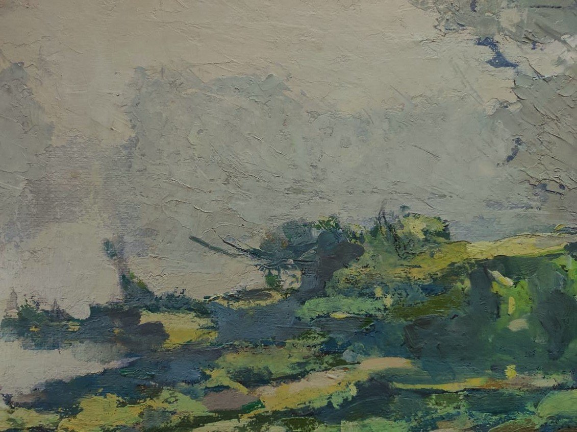 Eugène Brouillard (1870–1950) *mist On The River*. Lyon School, Fauvist, Musée d'Orsay, Carrand-photo-6