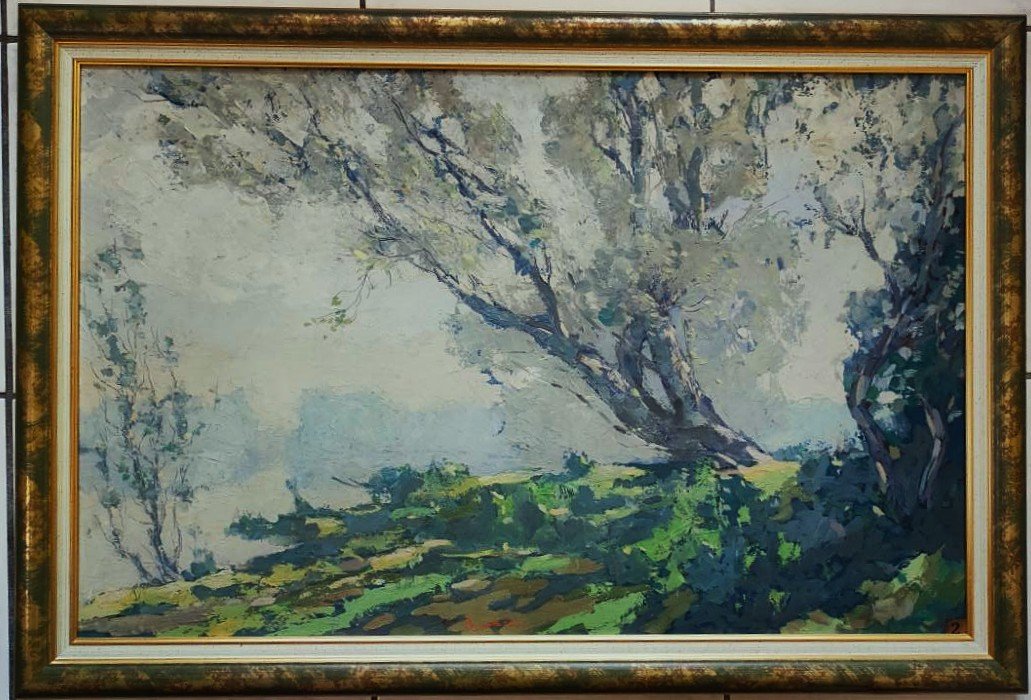 Eugène Brouillard (1870–1950) *mist On The River*. Lyon School, Fauvist, Musée d'Orsay, Carrand