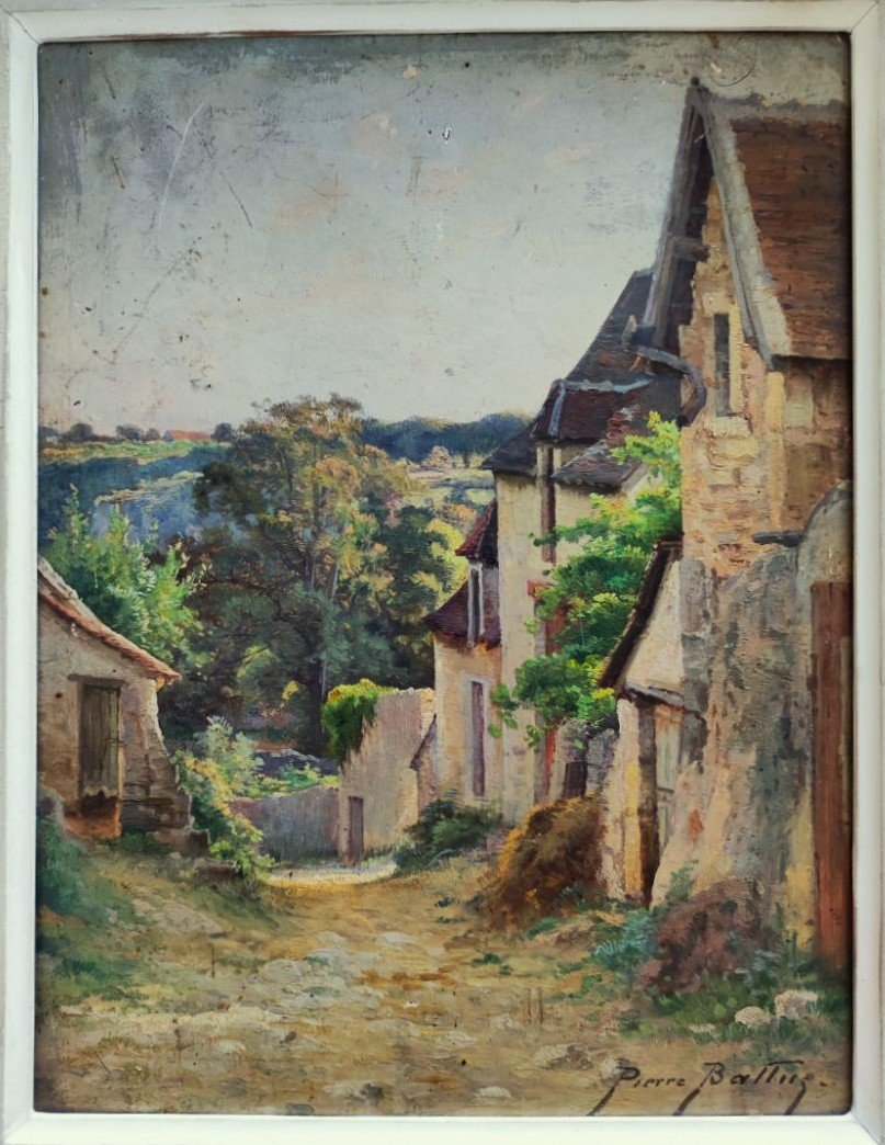 Pierre Ernest Ballue (1855–1928) Village In Creuse, Ca. 1900. School Of Crozant, Alluaud, Donzel-photo-2