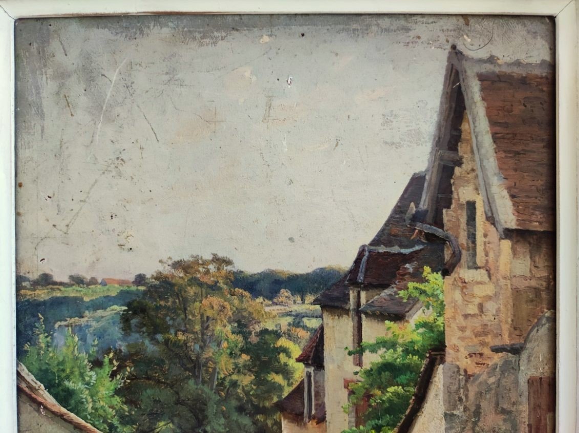 Pierre Ernest Ballue (1855–1928) Village In Creuse, Ca. 1900. School Of Crozant, Alluaud, Donzel-photo-3