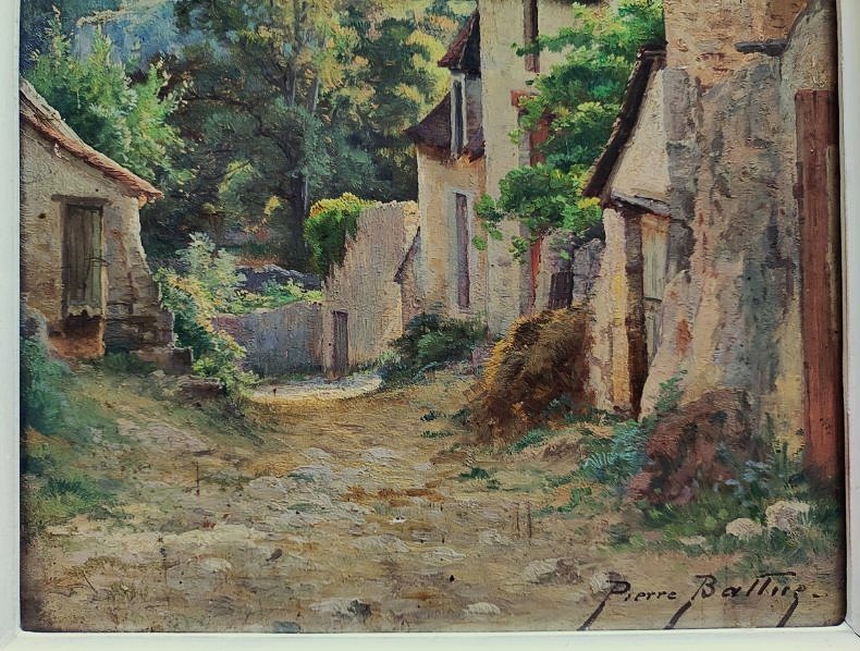 Pierre Ernest Ballue (1855–1928) Village In Creuse, Ca. 1900. School Of Crozant, Alluaud, Donzel-photo-1