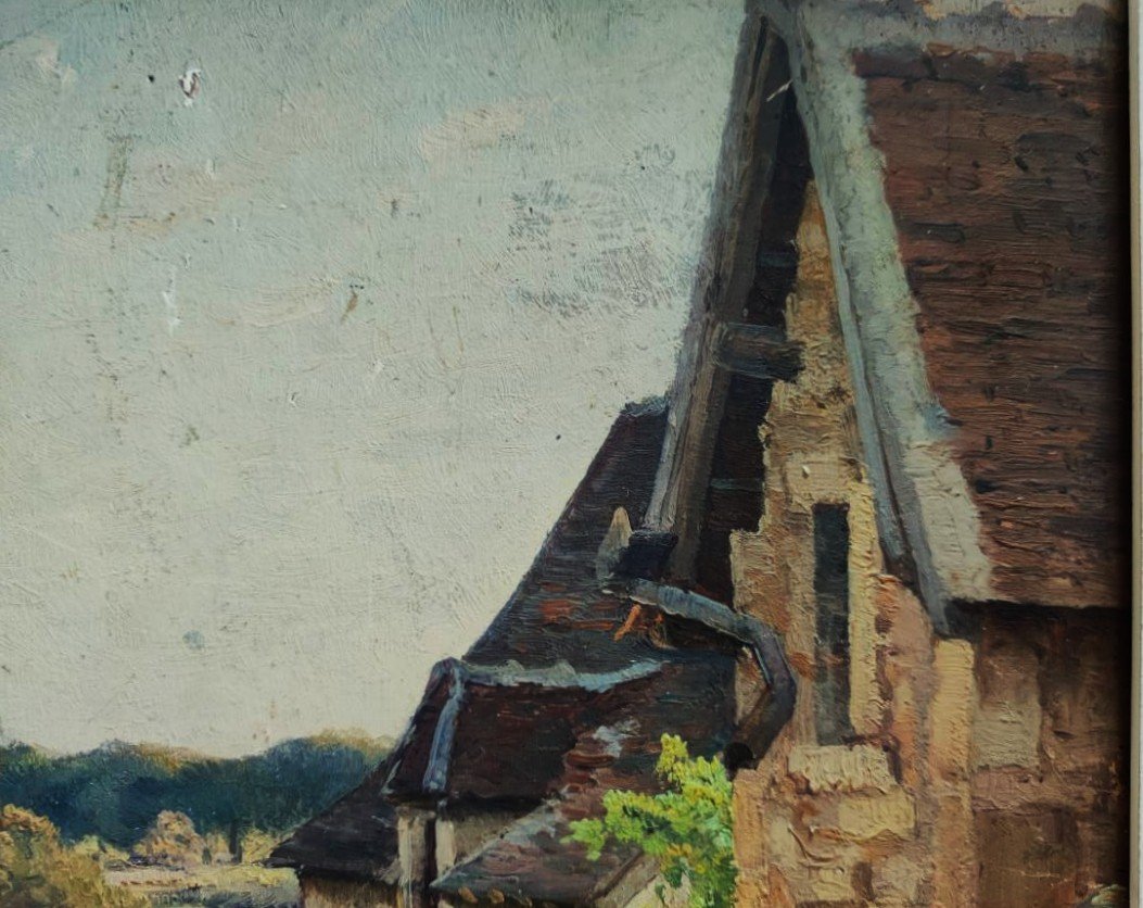 Pierre Ernest Ballue (1855–1928) Village In Creuse, Ca. 1900. School Of Crozant, Alluaud, Donzel-photo-3
