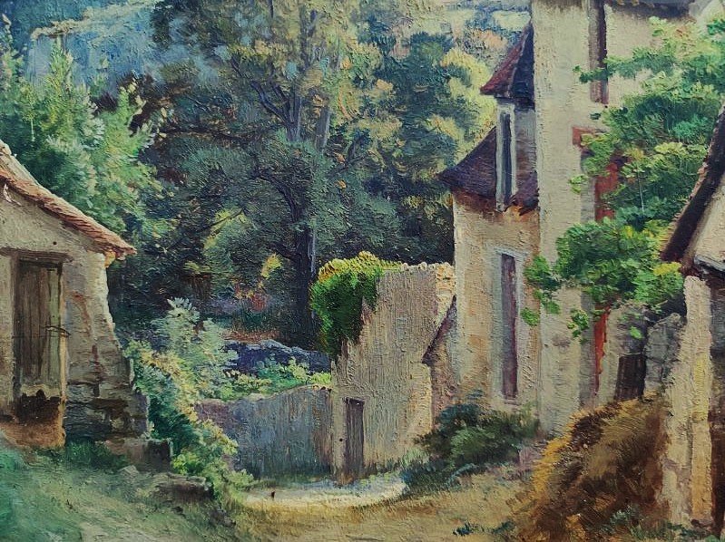 Pierre Ernest Ballue (1855–1928) Village In Creuse, Ca. 1900. School Of Crozant, Alluaud, Donzel-photo-4