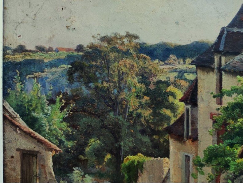Pierre Ernest Ballue (1855–1928) Village In Creuse, Ca. 1900. School Of Crozant, Alluaud, Donzel-photo-5