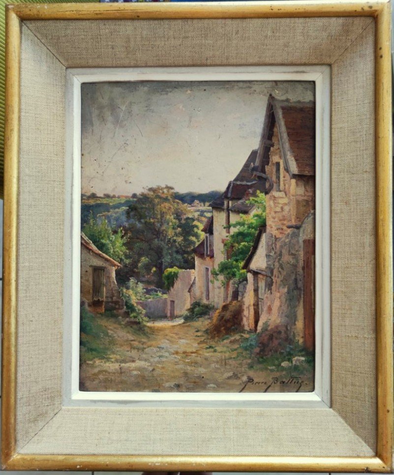 Pierre Ernest Ballue (1855–1928) Village In Creuse, Ca. 1900. School Of Crozant, Alluaud, Donzel