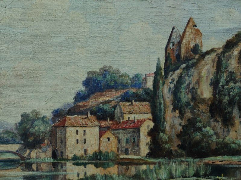 Gaston Aubert (19th–20th Centuries) Angles-sur-l'anglin, Vienne, Creuse, Berry, Gartempe, Crozant.....-photo-2
