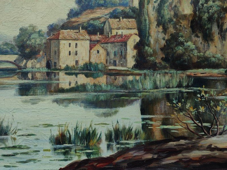Gaston Aubert (19th–20th Centuries) Angles-sur-l'anglin, Vienne, Creuse, Berry, Gartempe, Crozant.....-photo-3