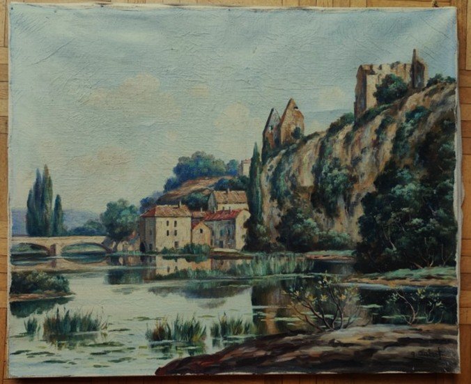Gaston Aubert (19th–20th Centuries) Angles-sur-l'anglin, Vienne, Creuse, Berry, Gartempe, Crozant.....
