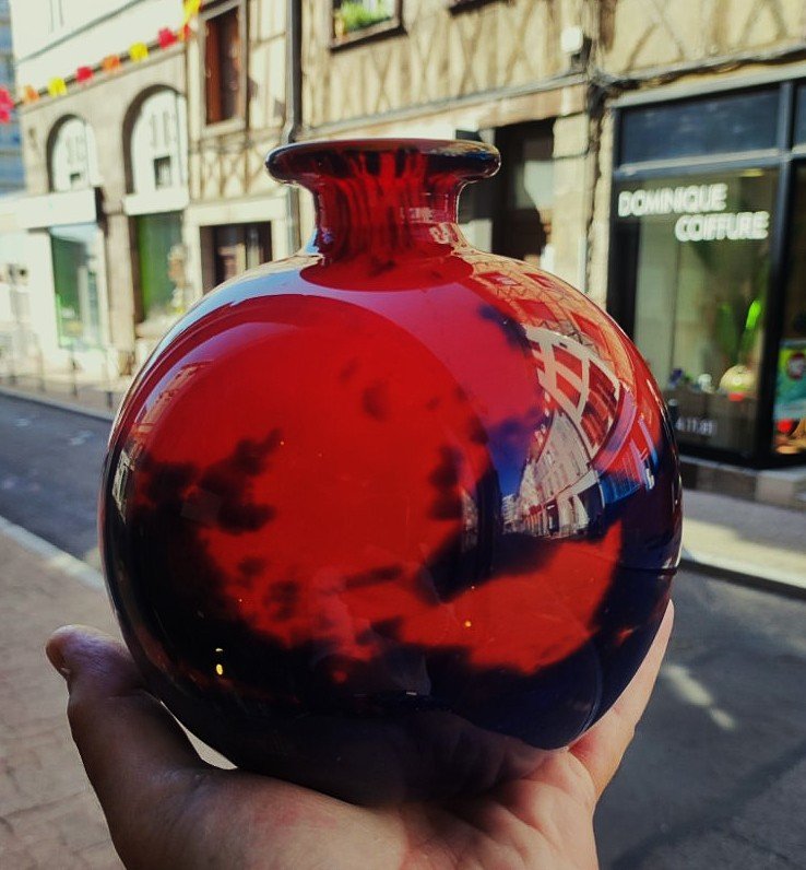 Vases From 1925 By Muller Frères Lunéville And Daum Nancy, Sold As A Set Or Individually. Gallé, Schneider-photo-4