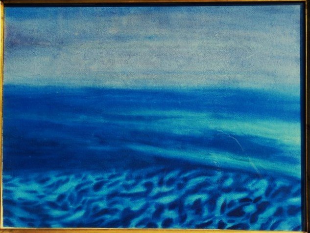 Gabriel Roby (1878–1917) Waves In The Basque Country, 1909. Symbolist, Nabi, Sourgen, Bayonne, Zo-photo-2