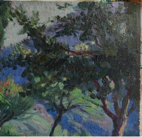 ADOLPHE FAUGERON (1866-1944) Saint Pierre d'Albigny Savoie 1916. Musée d'Orsay, Montagne, Calès-photo-2