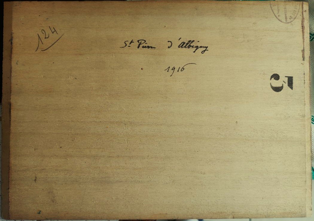 ADOLPHE FAUGERON (1866-1944) Saint Pierre d'Albigny Savoie 1916. Musée d'Orsay, Montagne, Calès-photo-7