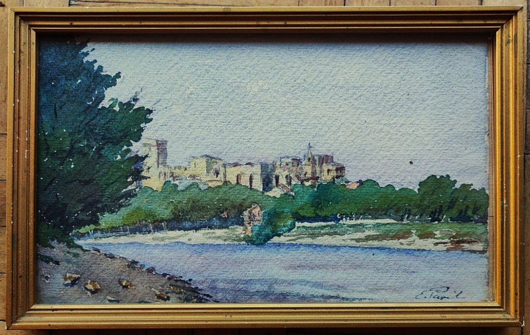 Elie Anatole Pavil (1873-1944) Vues d'Avignon. Ecole de Paris, Ukraine, Odessa, Maroc, Bernheim-photo-3