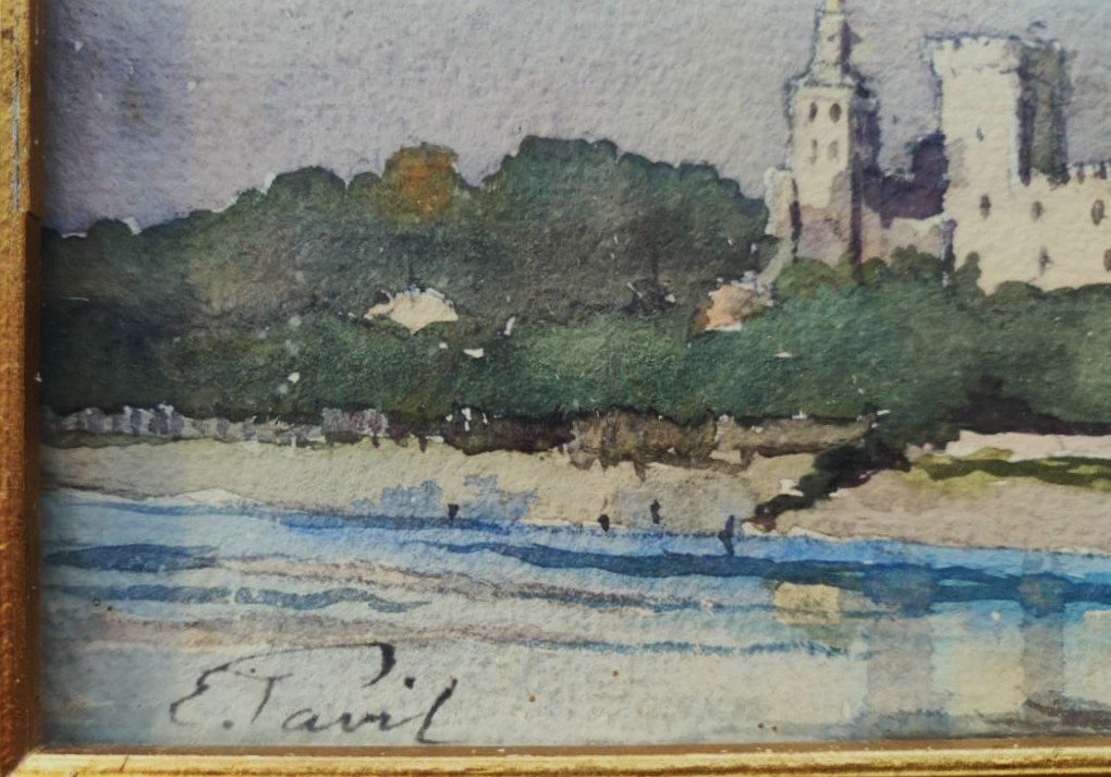 Elie Anatole Pavil (1873-1944) Vues d'Avignon. Ecole de Paris, Ukraine, Odessa, Maroc, Bernheim-photo-3