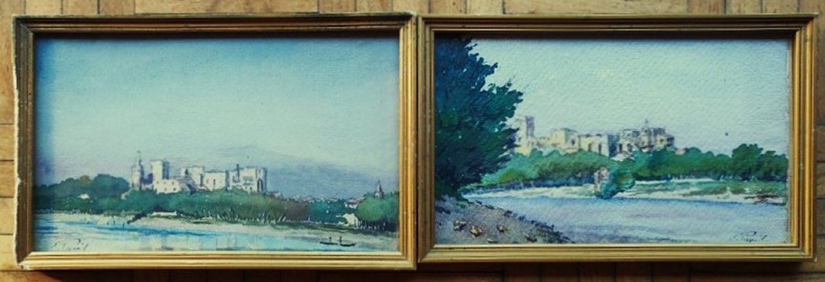 Elie Anatole Pavil (1873-1944) Vues d'Avignon. Ecole de Paris, Ukraine, Odessa, Maroc, Bernheim