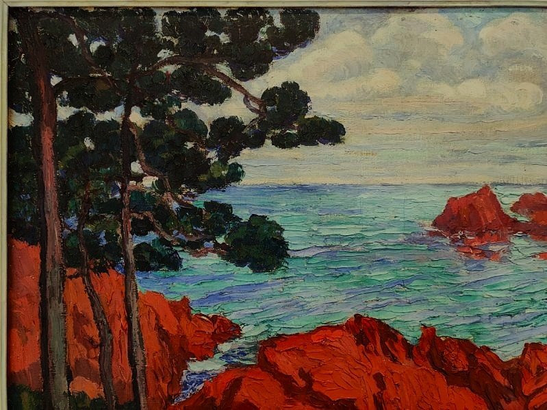 Marcel Coucy Or Couci (1885–1964), Agay, 1907. School Of Crozant, Detroy, Guillaumin, Gargilesse-photo-3