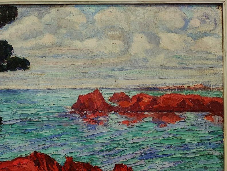 Marcel Coucy Or Couci (1885–1964), Agay, 1907. School Of Crozant, Detroy, Guillaumin, Gargilesse-photo-4