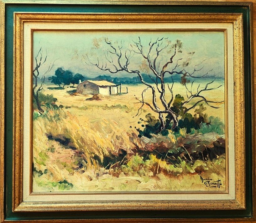 Mario Pinetti (1895-1965) Cabane de pêcheur, Ile d'Oléron. Atlantique, Lessieux, Boucart, Suire-photo-2