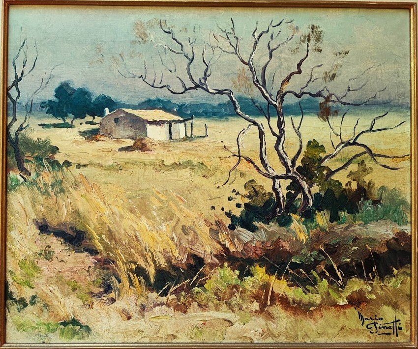 Mario Pinetti (1895-1965) Cabane de pêcheur, Ile d'Oléron. Atlantique, Lessieux, Boucart, Suire