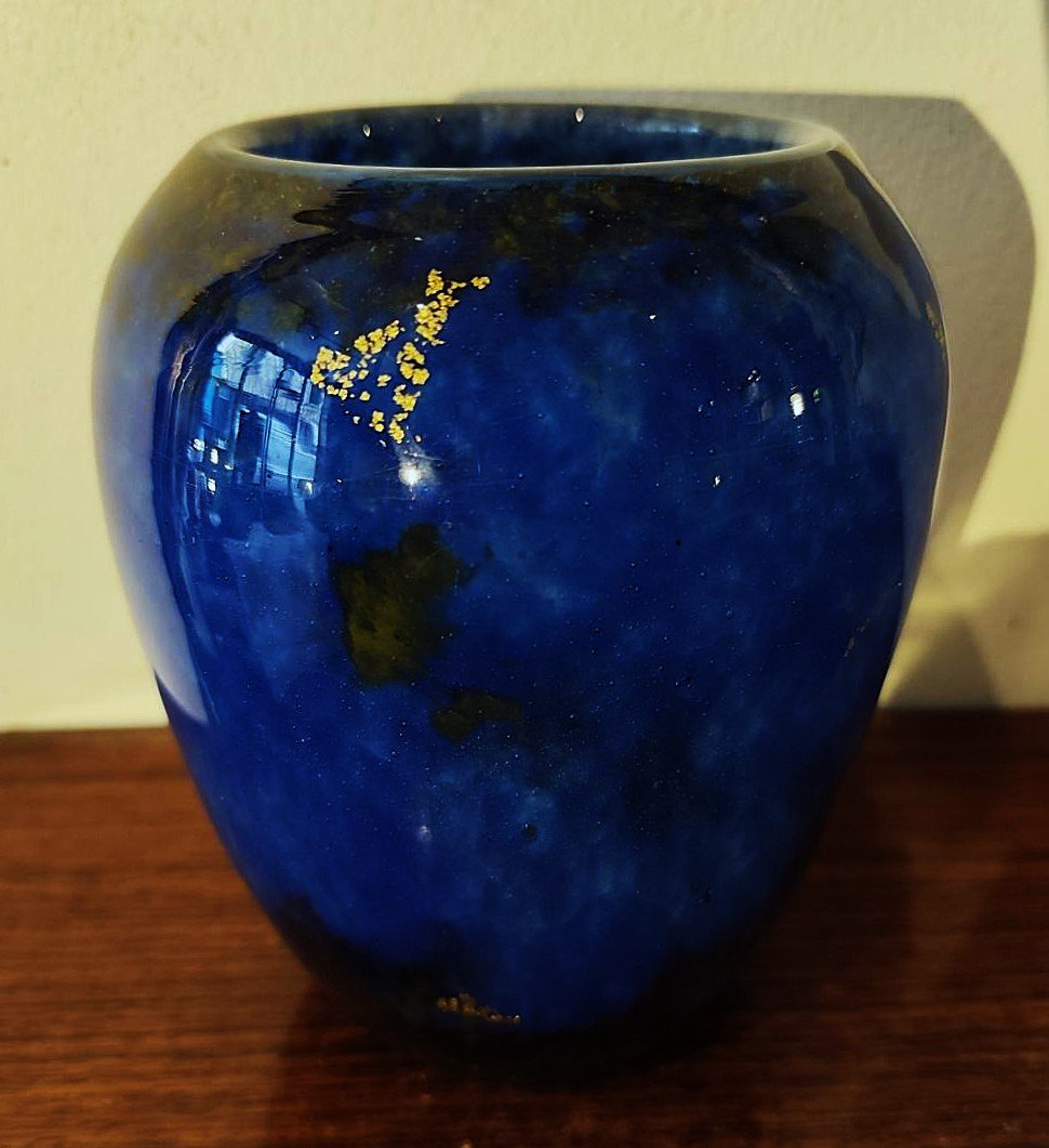 Vase d'époque Art Déco 1925/1930 par Muller frères Lunéville. Daum, Schneider, Nancy, Gallé
