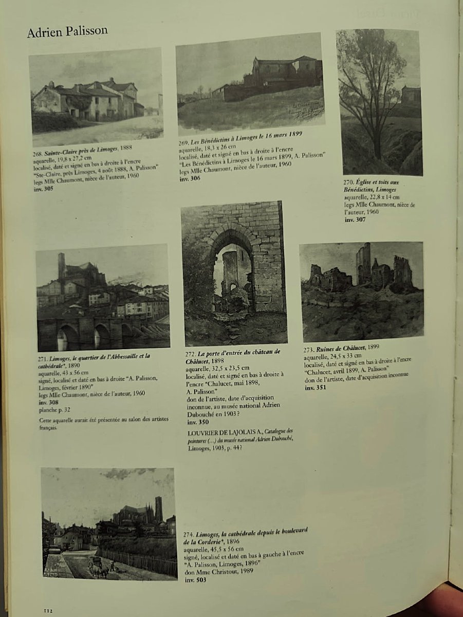 Adrien Palisson (1841–?) Ruined House, Limoges, 1888. Limousin, Courtot, Dubouché Museum-photo-8