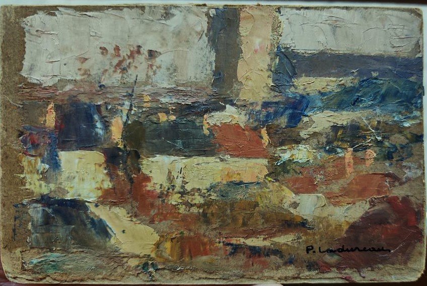 Pierre LADUREAU (1882-1974) Toits de Vendôme. Ecole de la Marne, Dunkerque, Guêry Bocquet Reims