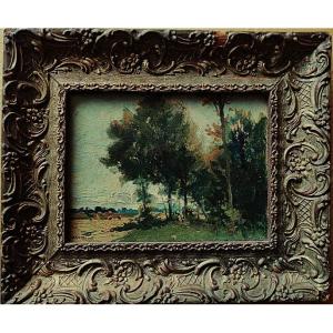 Ferdinand David (1860-1944) Pastures In The Lot Or Dordogne 1916. Painter From Agen, Harpignies,