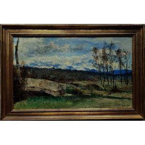 Agustin Lhardy Garrigues (1847-1918) Monts de Guadarrama 1900, Madrid Espagne. Peintre espagnol