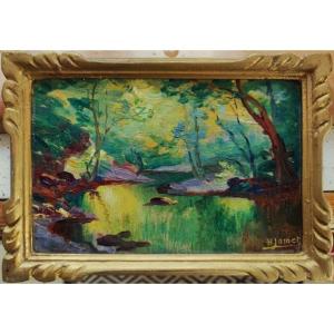 Henri Jamet (1858-1940) La Gargilesse. Ecole de Crozant, Berry, Detroy, Osterlind. Creuse, Gien