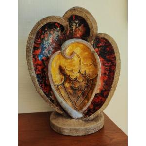 Pierre Lebasque (1912-1994) La chouette c.1935. Importante sculpture. Lenoble, Jouve, Mayodon