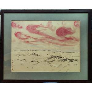 Alcide Le Beau (1873-1943) Marine~1905/06. Fauve breton, Gauguin, Sérusier, Matisse, Japonisme.