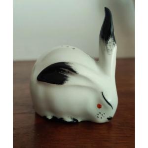 Edouard Marcel Sandoz (1881–1971), Pierrot Carrying A Bouquet, Porcelaine De Paris. Limoges, Haviland