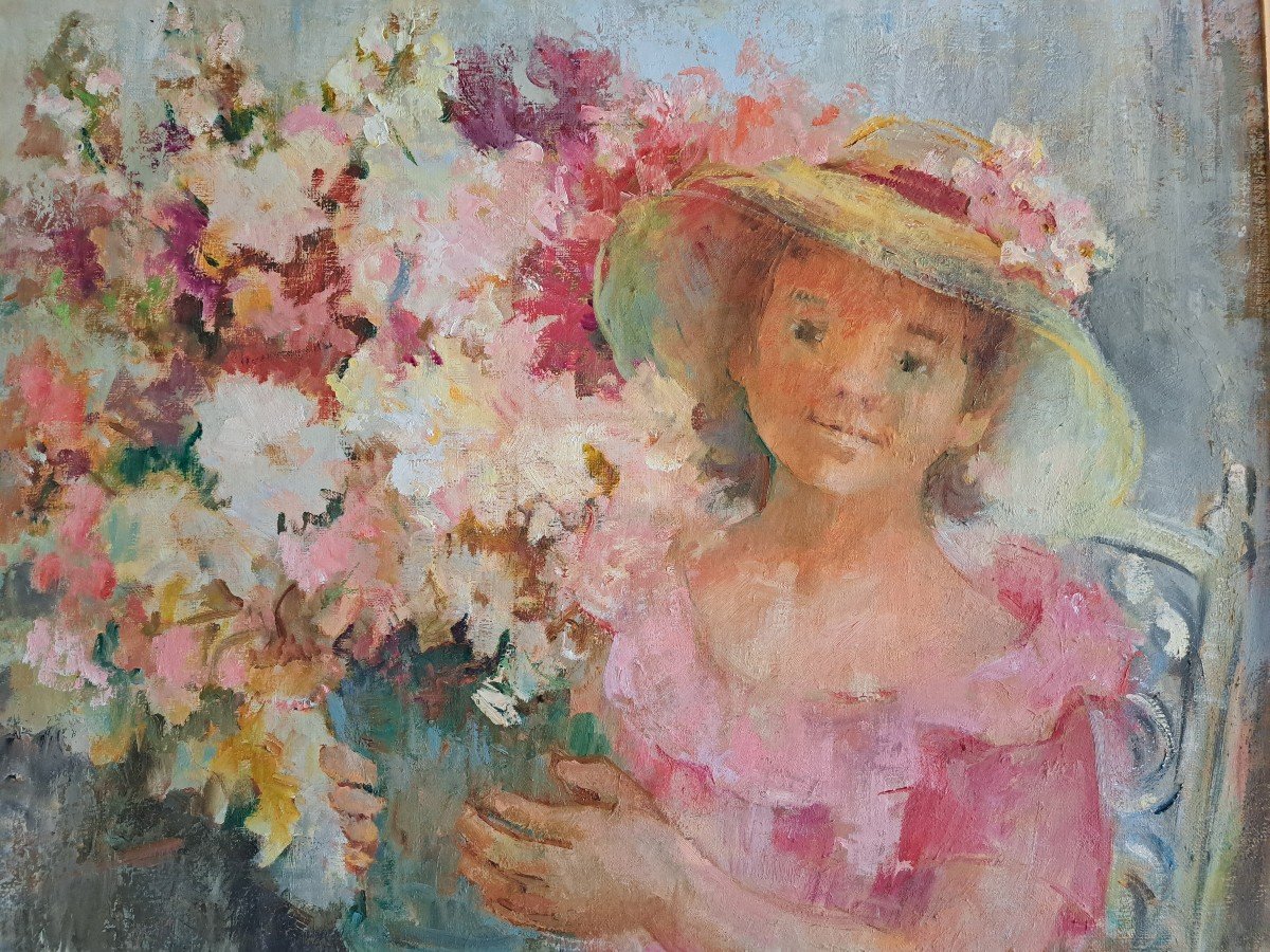 Louise Elisabeth Anselme "the Child With Flowers"-photo-2