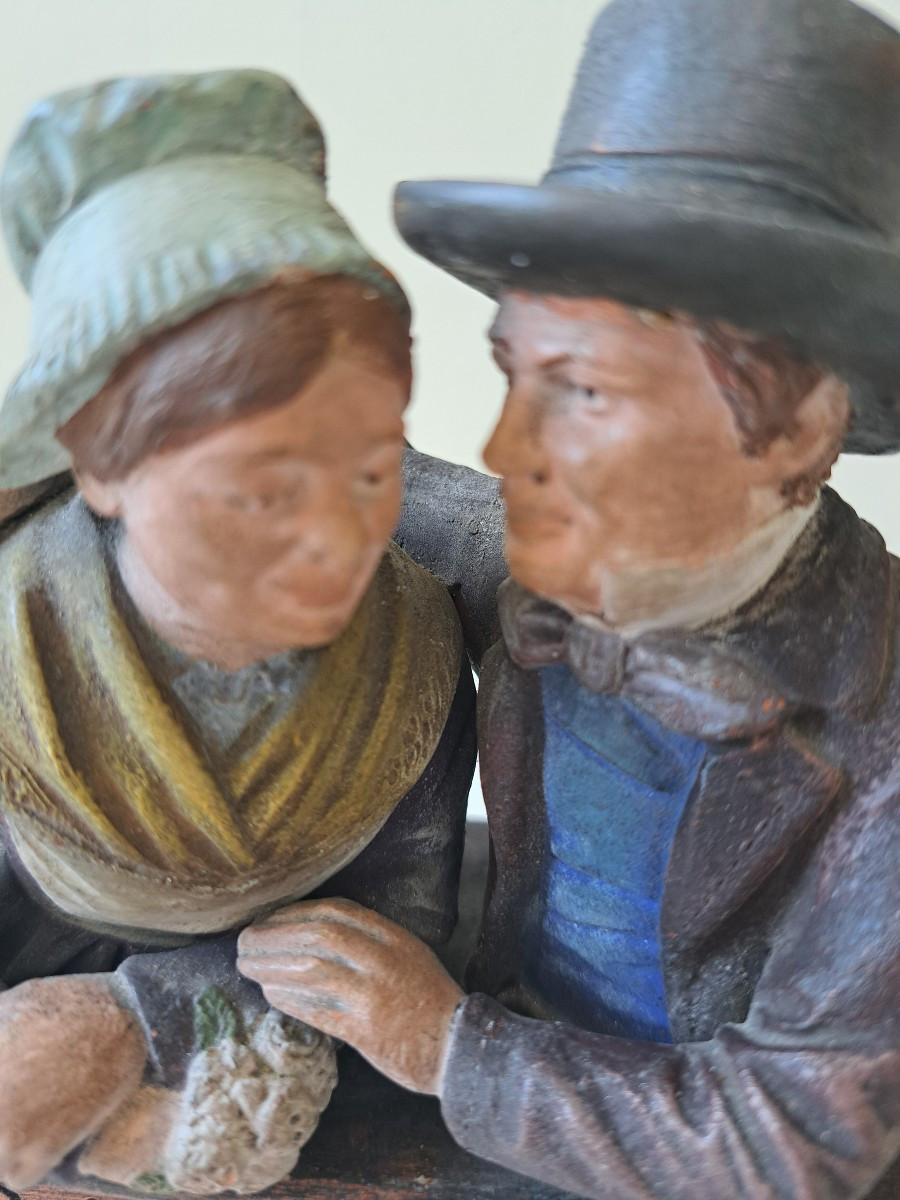 Terracotta Wedding Couple Dieppe -photo-1
