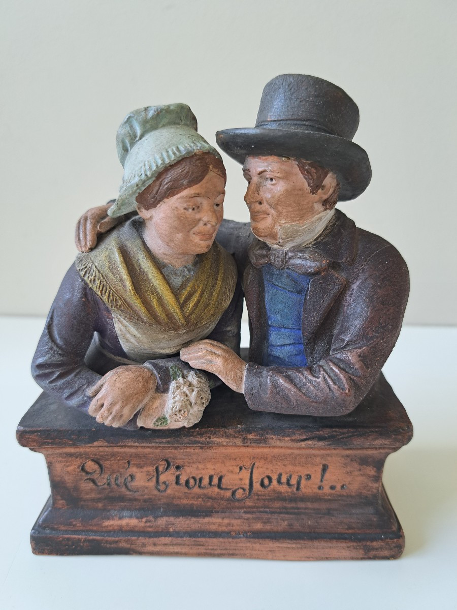 Terracotta Wedding Couple Dieppe 