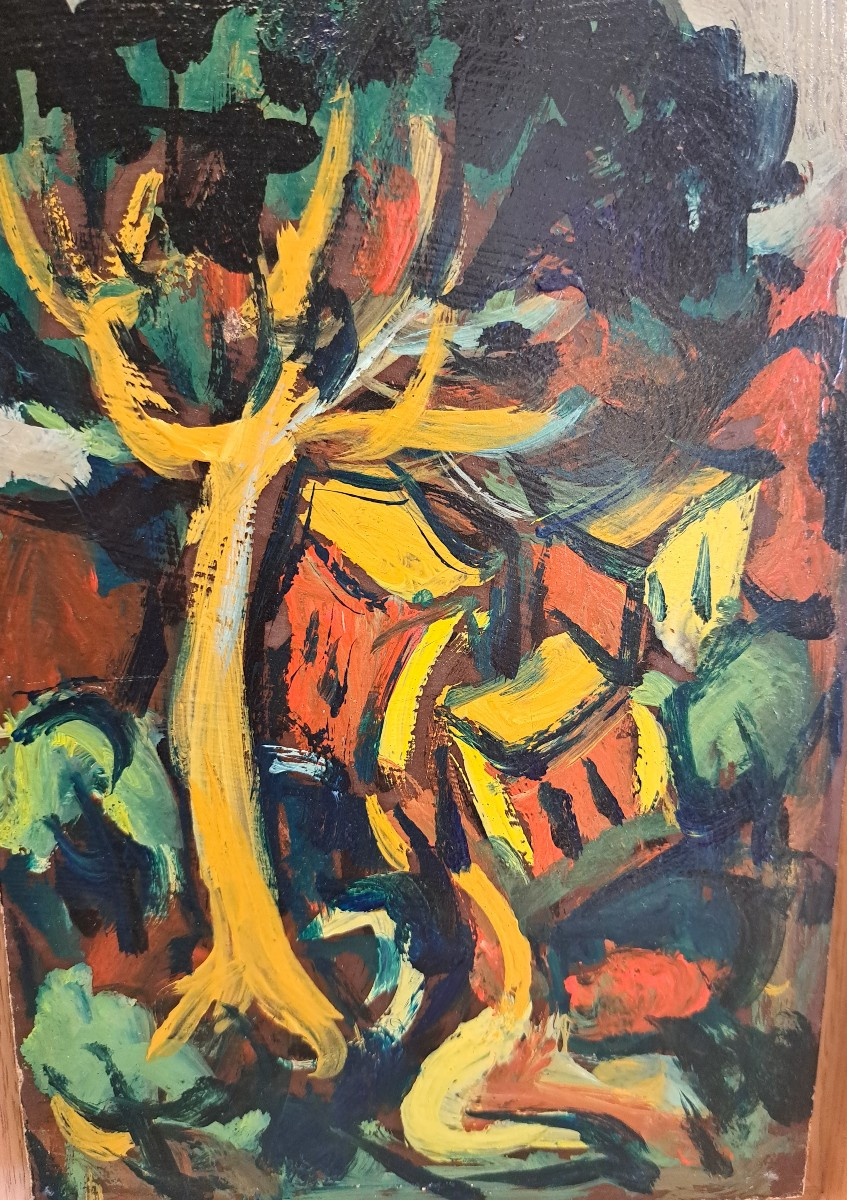 Oil By Henri Autran (1926-2007)-photo-3