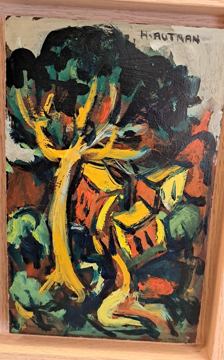 Oil By Henri Autran (1926-2007)-photo-4